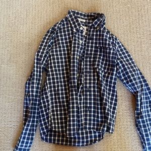 Abercrombie- Boys Blue Long Sleeve Button Up